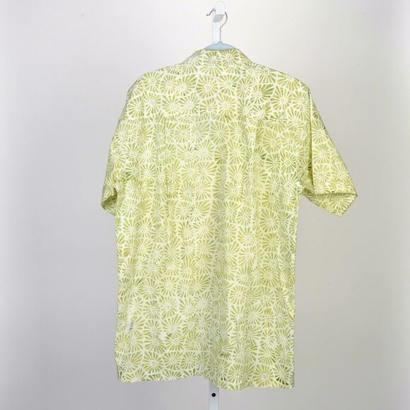 Pete Huntington / Bali Handcrafted Cotton Button Down Casual Shirt Size L - Picture 2 of 3